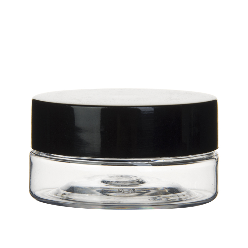 low profile plastic jar cream jar
